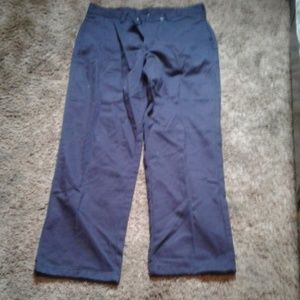 1pair of dark blue dress up pants